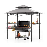 ZUN 8 x 5 FT Outdoor Grill Gazebo 43874845