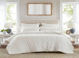 3-Piece King Cotton Embroidered Quilt Set,White B035P408348