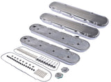 Aluminum Polished Valve Covers JM8082-2P Fits for Chevy Small Block V8 GEN III/IV LS 07932614