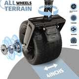 480Lbs Collapsible Wagon with Canopy,Wagon Stroller with 7" All-Terrain Wheels, Lightweight Foldable W321P269230