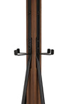 ZUN Reclaimed Wood and Metal Freestanding Coat Rack with Hooks use in bedroom, living room 22118606
