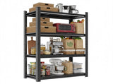 63-Inch Tall Metal Storage Shelf, 1200 LBS Weight Capacity, 4-Tier Adjustable Height Storage Rack, 89150908