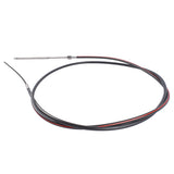 Rotary Steering Cable Safe-T Quick Connect 15 Foot Fit for SeaStar SSC62 Series helm and bezel kits 44830679