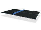 9ft Black Mid-Size Ping Pong Conversion Top Foldable & Portable Table Tennis Table Top for Indoor W1408P390001