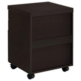Cappuccino 3-Drawer File Cabinet B062P153729