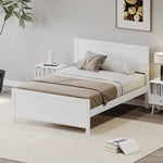 ZUN Wood Platform Bed Frame with Headboard, Mattress Foundation with Wood Slat Support, No Box Spring WF320993AAK