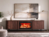 Walnut Finish, 177.8 34.5 60.5 cm, Embossed Particle Board with Melamine 97300176