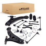 14Pcs Suspension Front Lower Control Arm Tie Rods Fit for TOYOTA CAMRY 2007 - 2011 USA Built Models 97937531