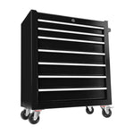 ZUN 7 Drawers Rolling Tool Chest with Wheels, Portable Rolling Tool Box on Wheels, Tool Chest Organizer 47722448