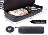 Canvas Weekender Bag, Overnight Travel Carry On Duffel with Shoe Pouch and Toiletry 85417384