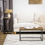 ZUN Top Coffee Table-white （Prohibited by WalMart） 53381802