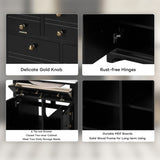 24" Bathroom Vanity a Drawer & Two Soft-Closing Doors, Painted Modern Bathroom Storage Cabinet N710P276692B