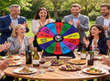 24" Spinning Prize Wheel with Foldable Stand Stand-Up & Tabletop Fortune Wheel - Multicolor 84150021