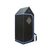 ZUN Portable Gothic Roof Plus Type Full Size Steam Sauna tent. Spa, Detox ,Therapy and Relaxation at W782P153103