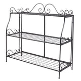 Paint With Lace Three-Tier Plant Stand Black 26856856