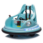 ZUN 12V ride on bumper car for kids,electric car for kids,1.5-5 Years Old,W/Remote Control, LED Lights, W1396132725