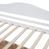 Twin Size Canopy Day Bed with 2 Drawers, White WF309172AAK