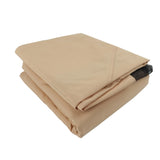 13x10 Ft Patio Double Roof Gazebo Replacement Canopy Top Fabric,Khaki W419P312598