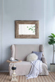 30x2x39" Rectangle Wall Accent Mirror with Distressed Wood Frame W2078P154685