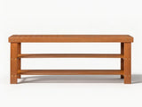 35.43"*11.02"*17.72" 3-Tier Bamboo Shoe Rack Walnut 28434386