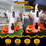 11.8 FT Halloween Inflatables Ghost Spider Pumpkin Outdoor Decorations, Scary Halloween Giant Blow 43233787