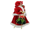 12" Mrs Claus with Present and Gift Bag Christmas Figure 33096584