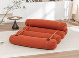 Adjustable Floor Sofa, Corduroy Lazy Sofa with Adjustable Straps for Versatile Configurations, W1170P365599