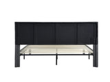 Full Size Upholstered Platform Bed Frame with Headboard, Strong Wood Slat Support, Mattress W21438522