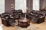 Motion Sofa 1pc Couch Living Room Furniture Brown Bonded Leather HS00F6675-ID-AHD