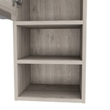 ZUN Milwaukee Medicine Cabinet, Two Shelves, Single Door Cabinet, Two Interior Shelves B128P148941