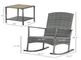 Patio Rocking Bistro Set 22166863
