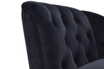 ZUN [New+Video] 58''Velvet Chaise Lounge,Button Tufted Right Arm Facing Lounge Chair with Nailhead Trim WF297646AAB