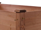 48x24x30 inch Raised Garden Bed with Legs, Elevated Wooden Planter Box for Outdoor Plants Flowers 55979115
