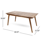 Outdoor 69" Solid Wood Dining Table 60388.00
