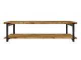 Rustic Metal TV Console for TVs up to 48", Light Oak 94803222