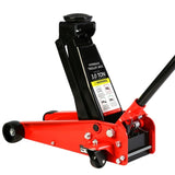 ZUN Hydraulic trolley Low Profile and Steel Racing Floor Jack with Piston Quick Lift Pump,3Ton 58084364