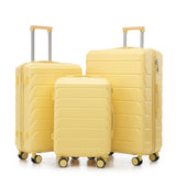 3 in 1 ABS&PC Trolley Box 20in 24in 28in Trolley Box Iron Tie Rod ABSPC Alloy Wine Yellow 40132619
