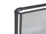 Celeste 1 Panel Iron Fireplace Screen 36" W x 29" H, Black N775P386833B