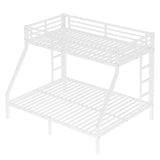 Metal Twin XL over Queen Bunk Bed for Teens and Adults,Space-Saving/Noise Reduced/No Box Spring W1580P309634