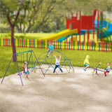 4 Seater Kids Seesaw Swivel Teeter Totter with 360&deg Spinning 39204611