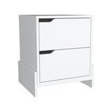 Luss Nightstand, Bedside Table with 2-Drawers B070P188859
