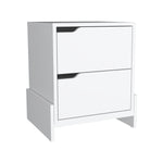 ZUN Luss Nightstand, Bedside Table with 2-Drawers B070P188859