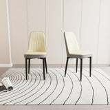 A set of 2 dining chair, modern style chair made of high-quality PU Leather fabric with thick soft 97071953