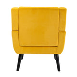 Modern Soft Velvet Material Ergonomics Accent Chair Living Room Chair Bedroom Chair Home Chair With W676P313940