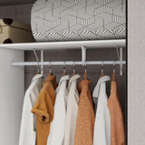 96 Inches Closet System, 8FT Walk In Closet Organizer with 3 Adjustable Shelves & 3 Expandable 68790031