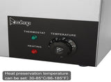 110V 600W 5L*4 Stainless Steel Four Plates Heating Food Warming Soup Pool Silver 89737780
