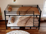 Metal Bunk Bed, Heavy Duty Full Over Queen Bunk Beds with 5 Extra Support Legs, 990 lbs Capacity, W5635P539715