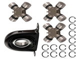 Rear Driveshaft Center Bearing U Joint Kit fit for Ford F250 F350 Super Duty 99-10 34328353