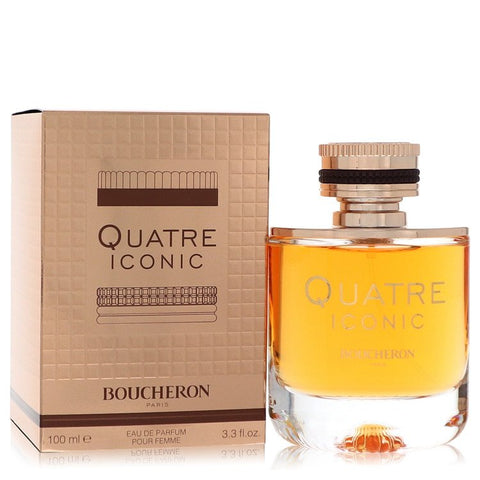 Quatre Iconic by Boucheron Eau De Parfum Spray 3.3 oz for Women FX-563106