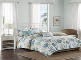 King/Cal King 6 Piece Cotton Sateen Duvet Cover Set B03597372